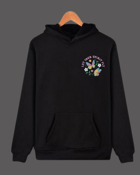 Buy Butterfly hoodie - Back + front print at Pinky Promise