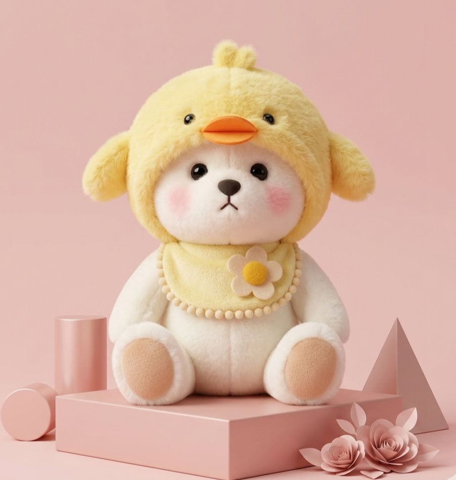 Love Me Bear Plush Toy – 28 cm