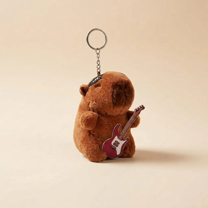 Capybara plush keychain