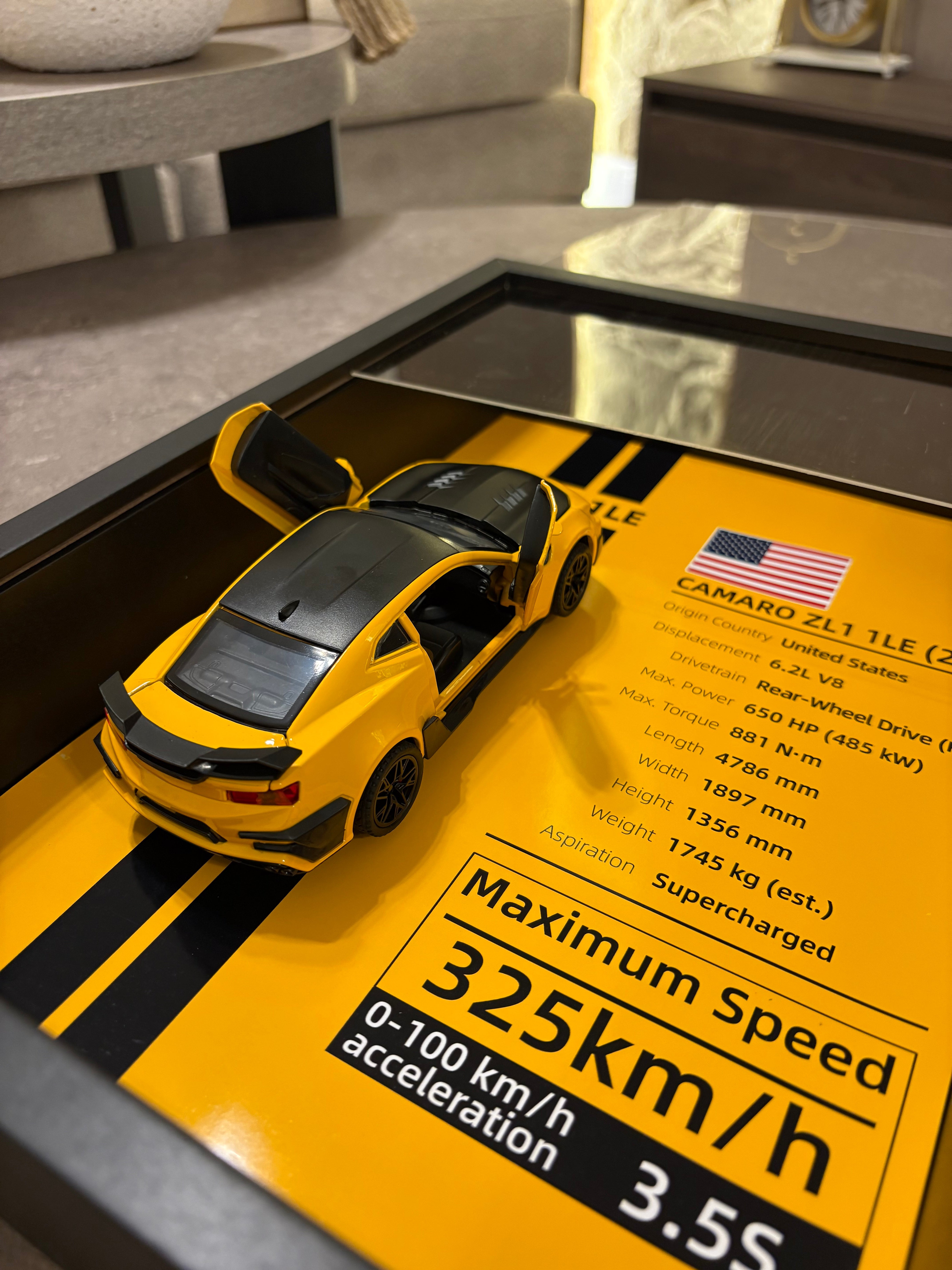 Chevrolet Camaro ZL1 1LE – 3D Diecast Wall Art Display - 32cm x 23cm - Photo 11 | Pinky Promise
