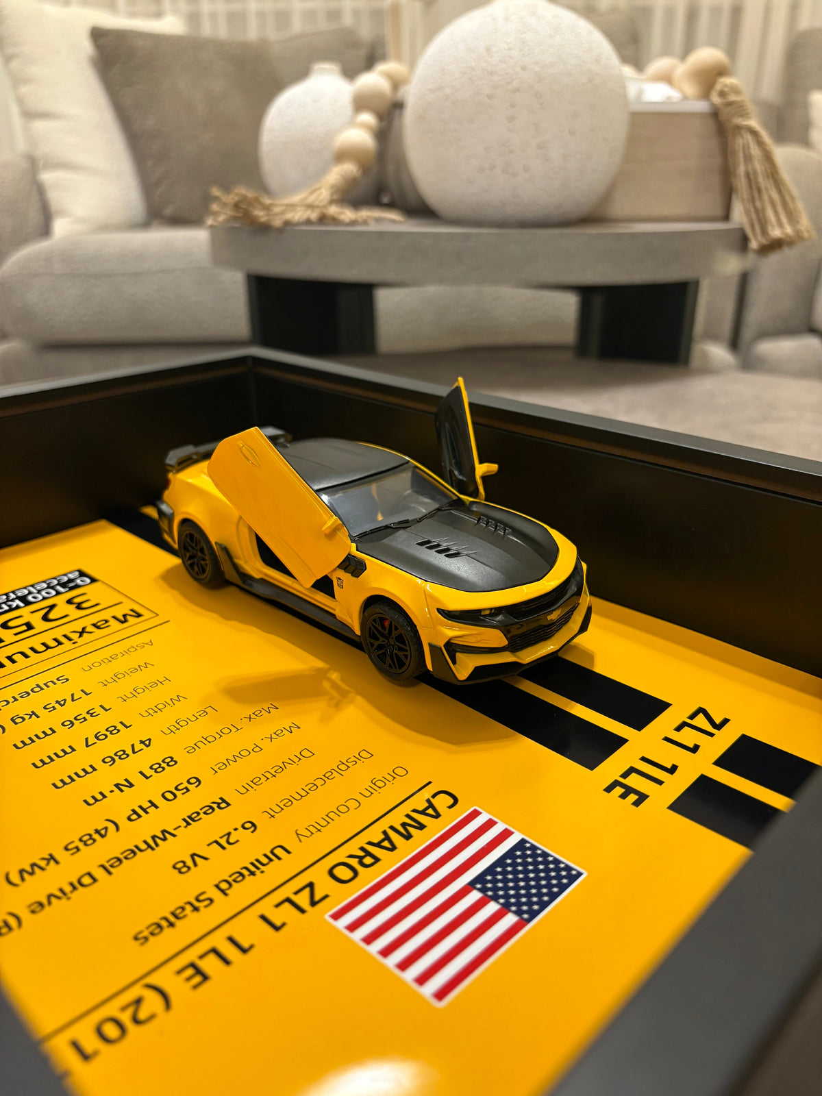 Chevrolet Camaro ZL1 1LE – 3D Diecast Wall Art Display - 32cm x 23cm - Photo 6 | Pinky Promise