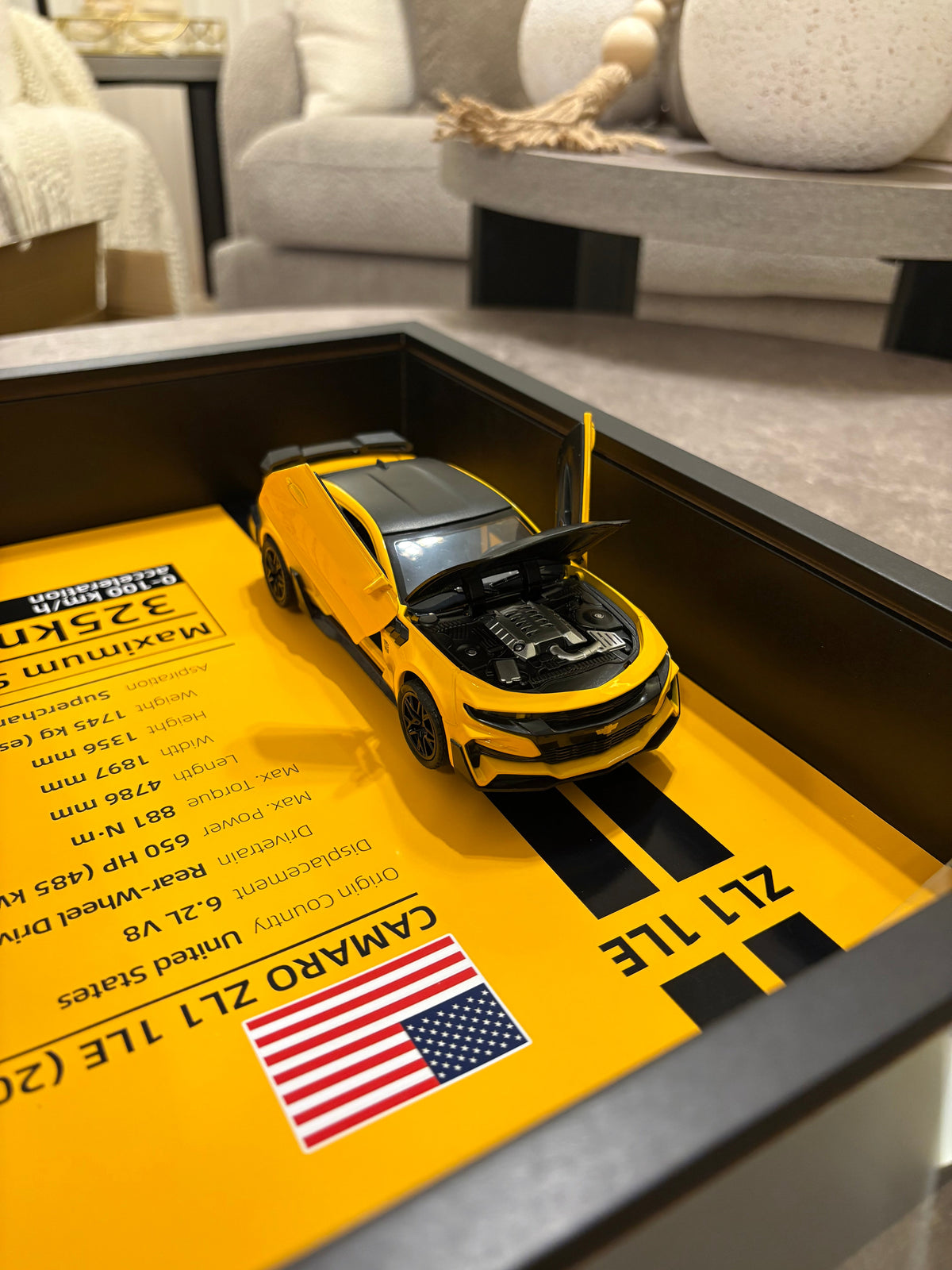Chevrolet Camaro ZL1 1LE – 3D Diecast Wall Art Display - 32cm x 23cm - Photo 7 | Pinky Promise
