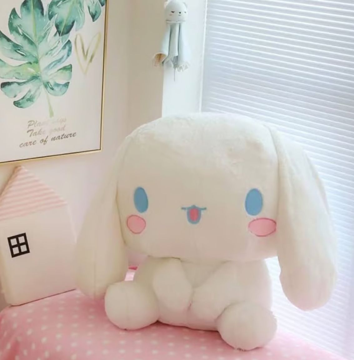 Buy Cinnamoroll fluffy big plush at Pinky Promise