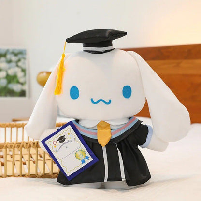 Cinnamoroll graduation Plush - Close Up | Pinky Promise