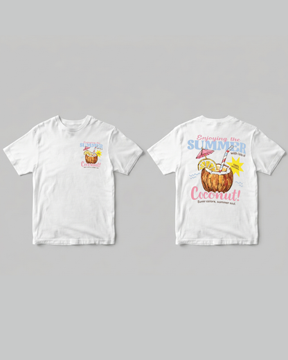 Coconut Summer T-shirt - Front and back - Photo 4 | Pinky Promise