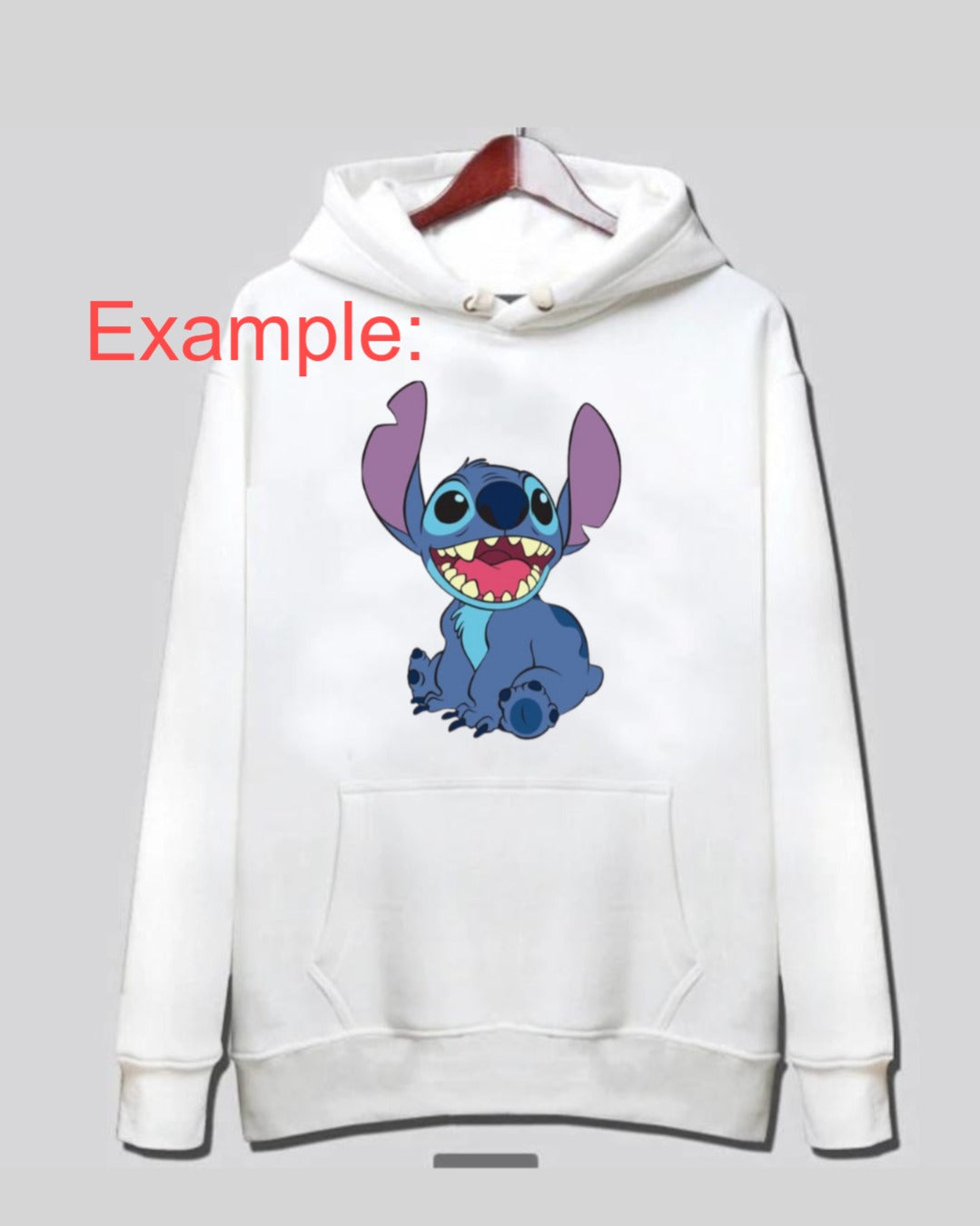 Custom Image Hoodie - Close Up | Pinky Promise