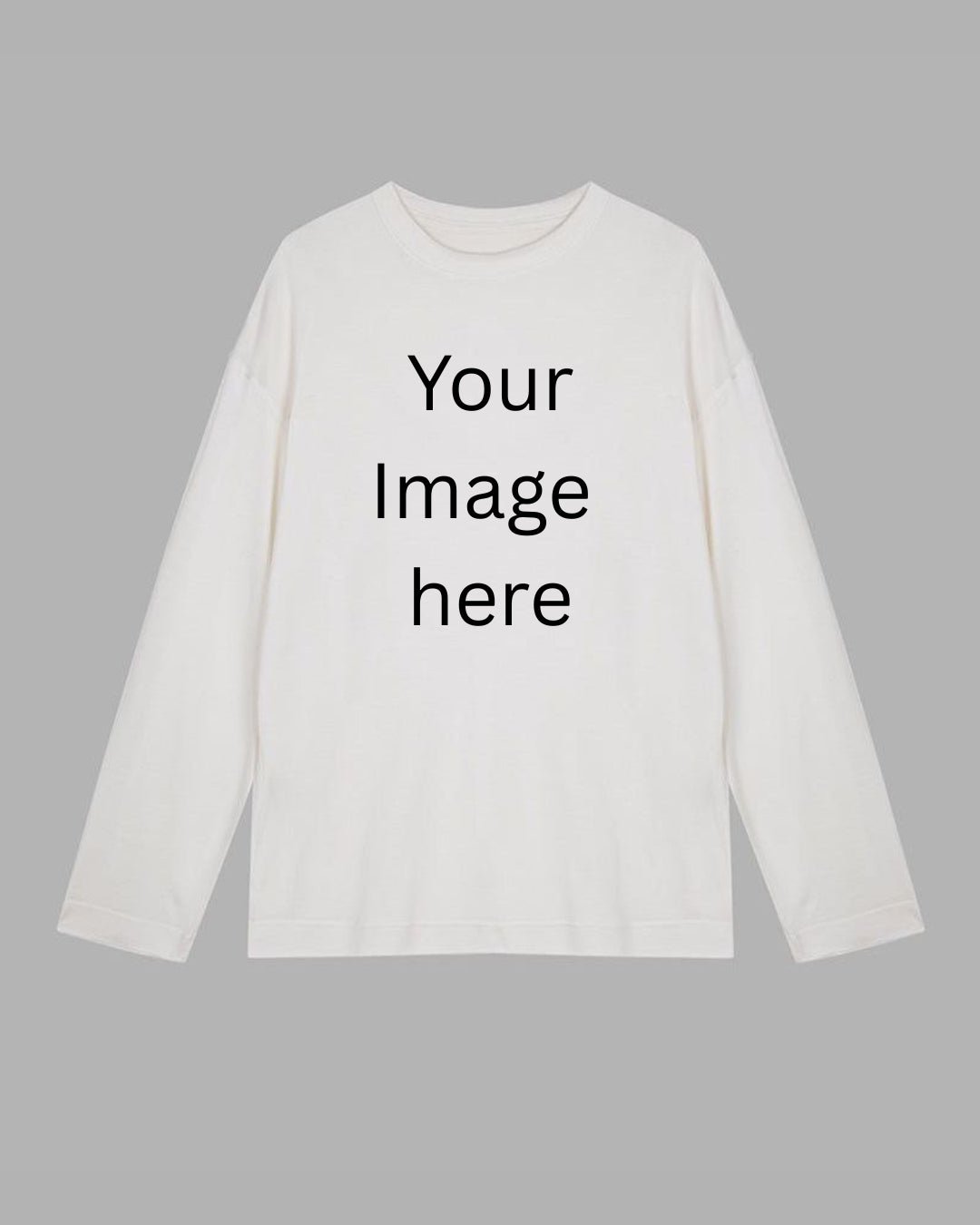 Buy Custom Image Long Sleeve Cotton T-shirt at Pinky Promise