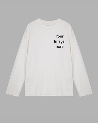 Buy Custom Image Long Sleeve Cotton T-shirt at Pinky Promise
