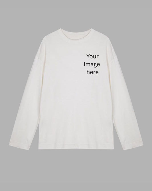 Buy Custom Image Long Sleeve Cotton T-shirt at Pinky Promise