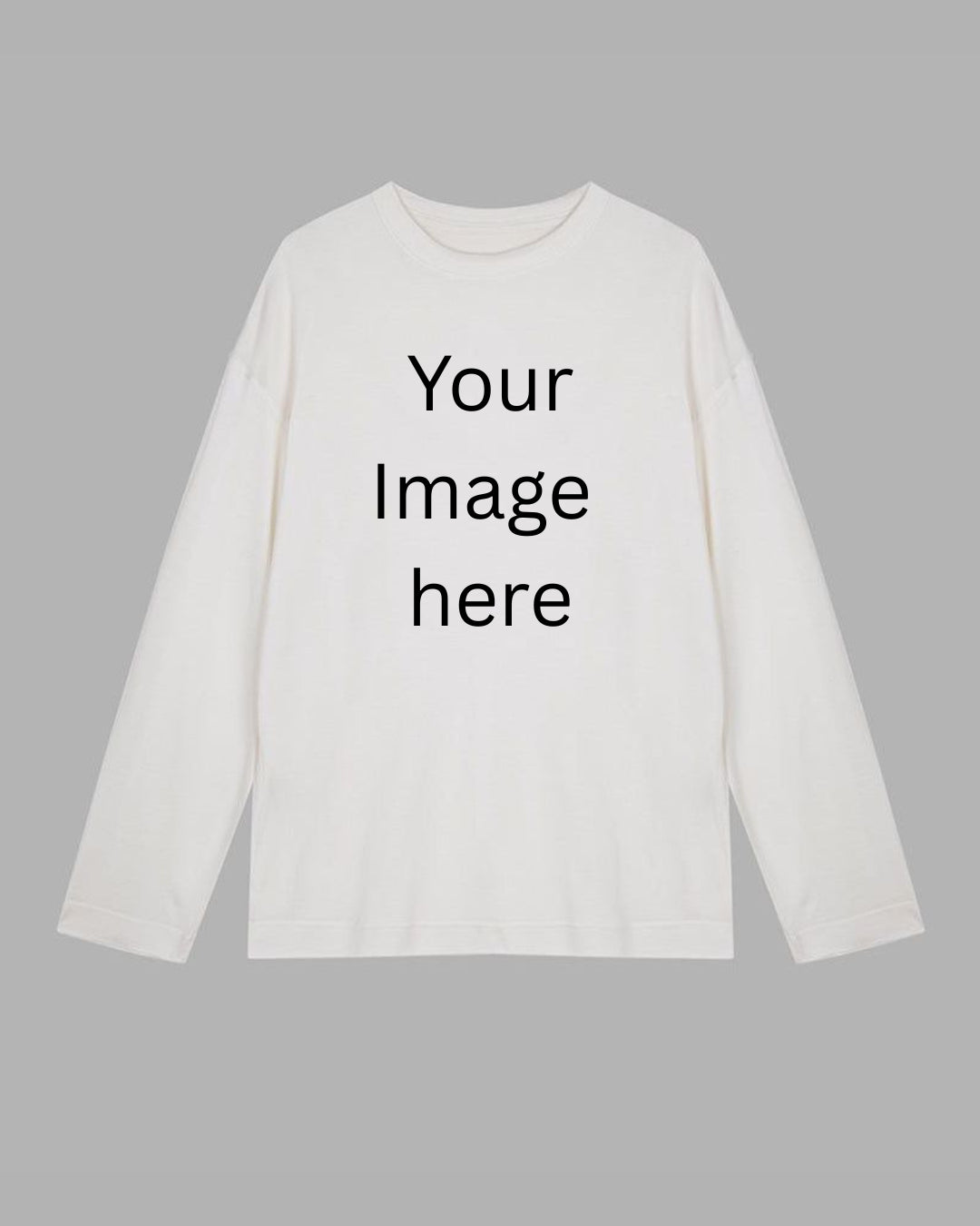 Buy Custom Image Long Sleeve Cotton T-shirt at Pinky Promise