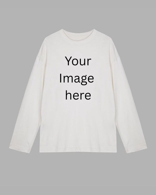 Buy Custom Image Long Sleeve Cotton T-shirt at Pinky Promise