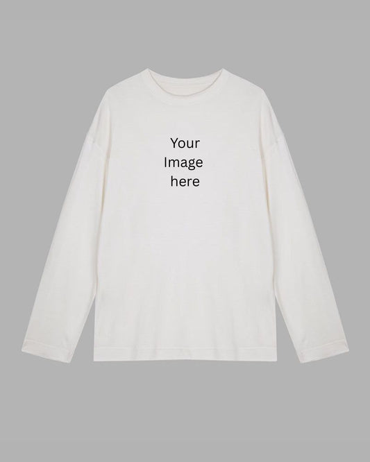 Buy Custom Image Long Sleeve Cotton T-shirt at Pinky Promise