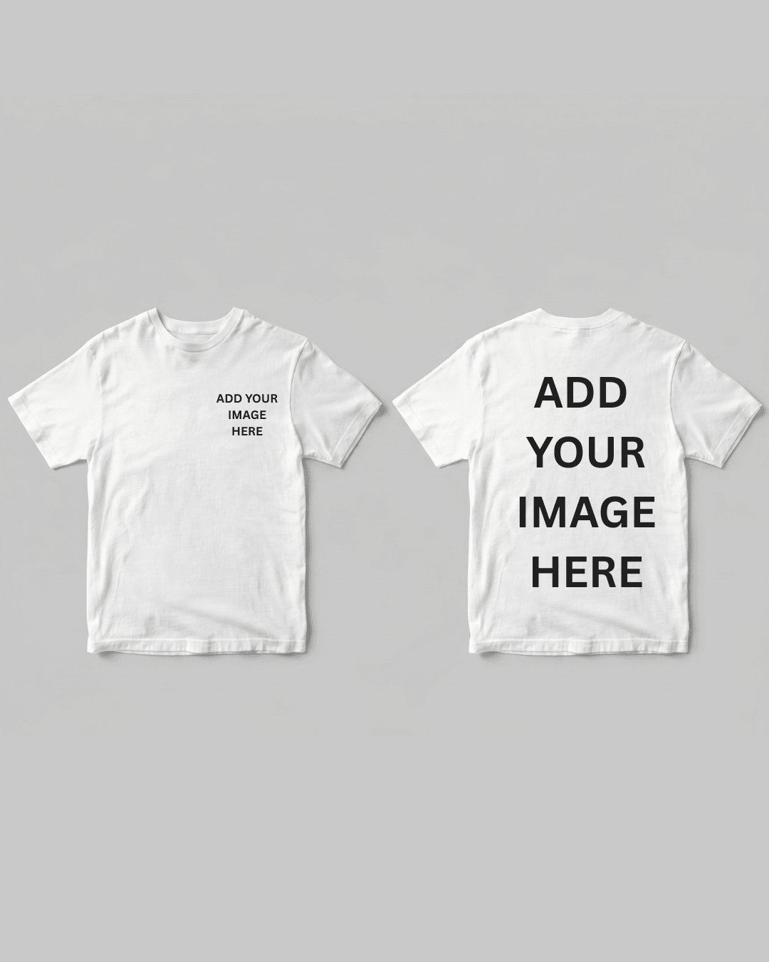 Custom Image T-shirt - Front and Back | Pinky Promise