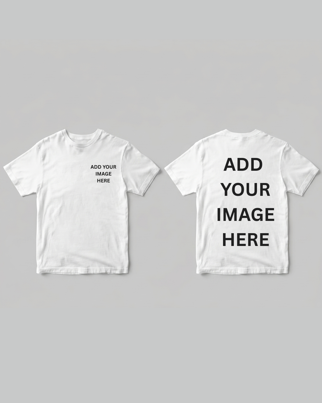 Custom Image T-shirt - Front and Back | Pinky Promise