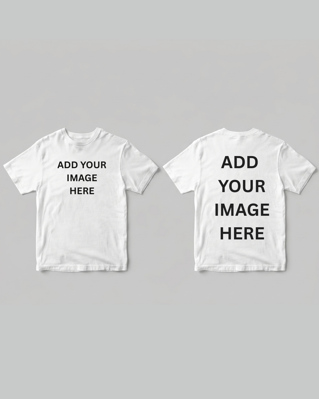 Custom Image T-shirt - Front and Back | Pinky Promise
