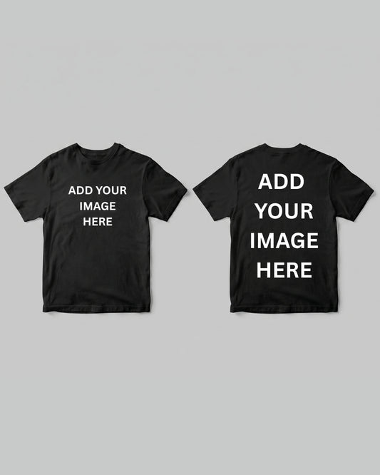 Buy Custom Image T-shirt - Front and Back at Pinky Promise