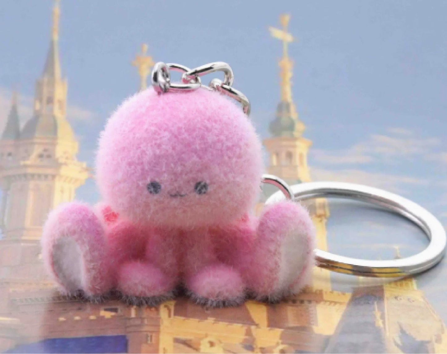 Buy Cute Octopus fuzzy keychain at Pinky Promise