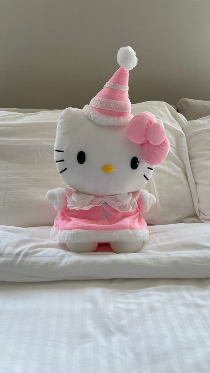 Birthday hello kitty plush toy