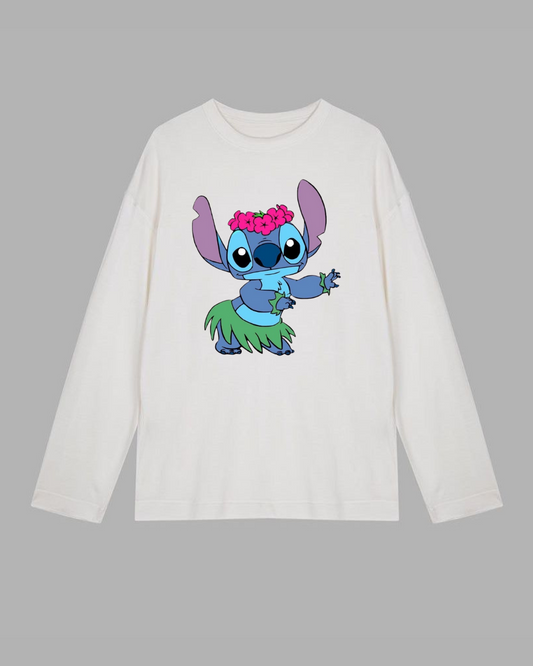 Buy Dancing Stitch Long Sleeve Cotton T-shirt at Pinky Promise