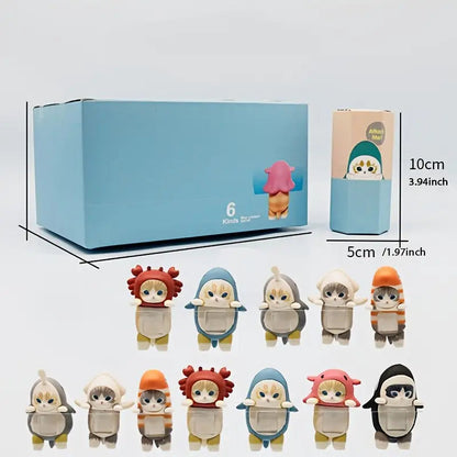 Decorative mini cat figures - hippers - blind box - Photo 6 | Pinky Promise