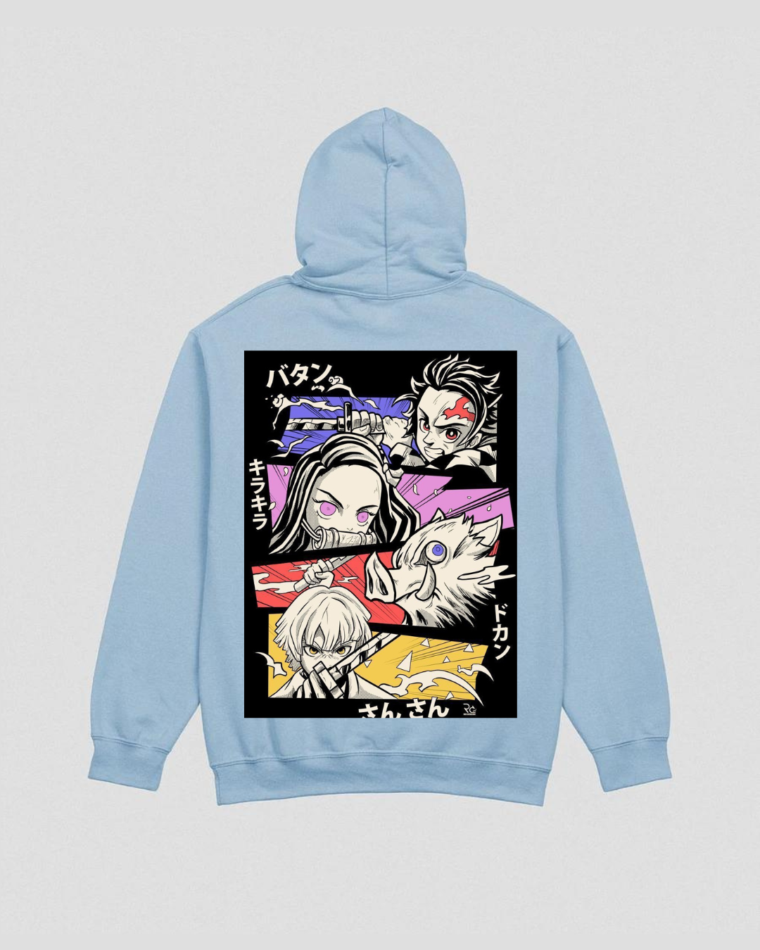 Demon Slayer Hoodie - Close Up | Pinky Promise