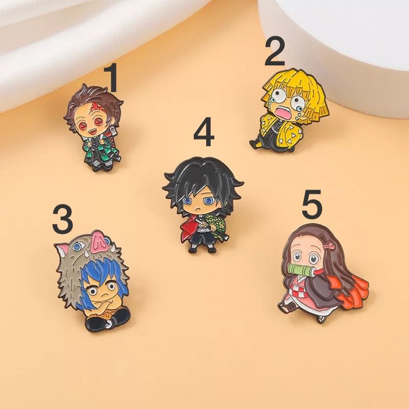 Buy demon slayer pins at Pinky Promise