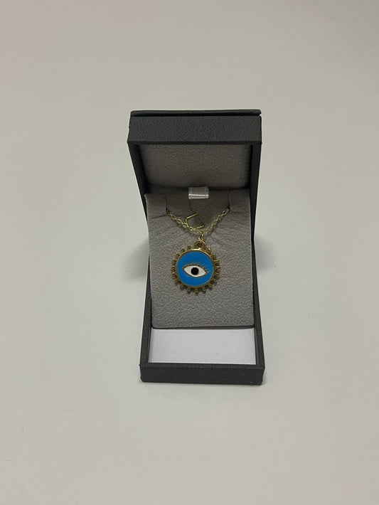 Buy devil eye plated necklace at Pinky Promise