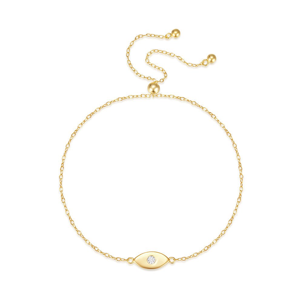 Evil Eye Charm Bracelet – 925 Sterling Silver, Gold Plated - Photo 5 | Pinky Promise
