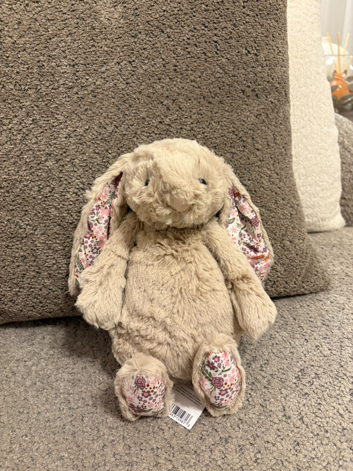 Floral Bunny plush - Biege - 30 cm - Photo 5 | Pinky Promise
