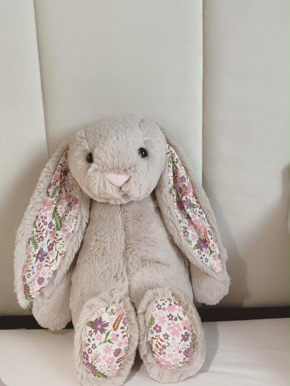 Floral Bunny plush - Biege - 30 cm - Photo 10 | Pinky Promise