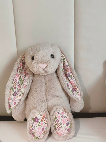 Floral Bunny plush - Biege - 30 cm - Photo 10 | Pinky Promise
