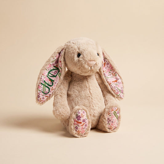Buy Floral Bunny plush - Biege - 30 cm at Pinky Promise