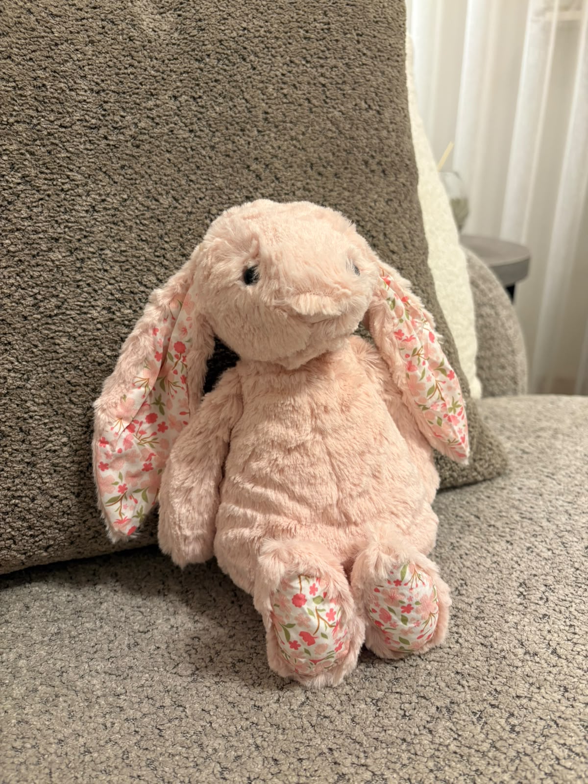 Floral Bunny plush - Pink - 30 cm - Photo 6 | Pinky Promise
