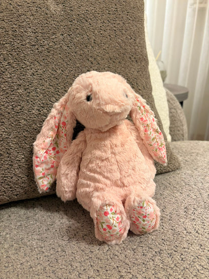 Floral Bunny plush - Pink - 30 cm - Photo 6 | Pinky Promise