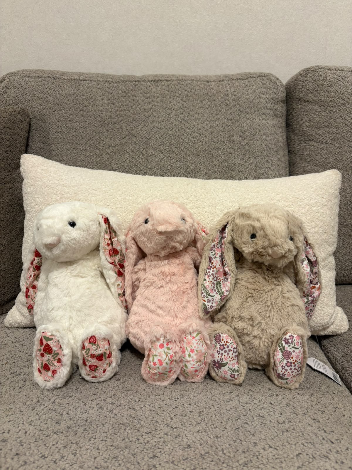 Floral Bunny plush - Pink - 30 cm - Photo 7 | Pinky Promise
