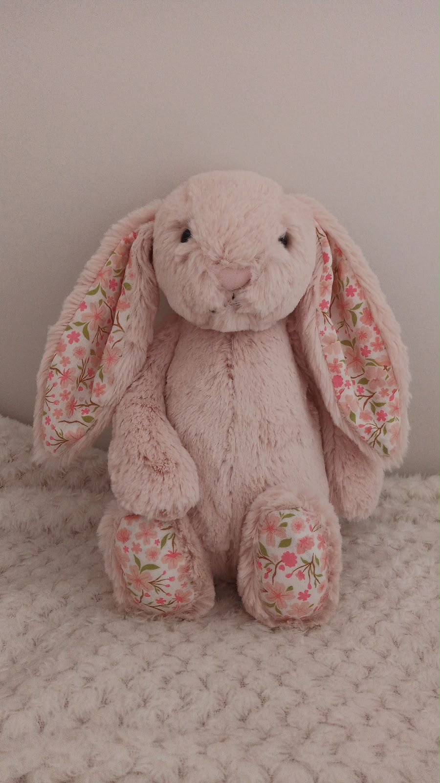 Floral Bunny plush - Pink - 30 cm - Photo 8 | Pinky Promise