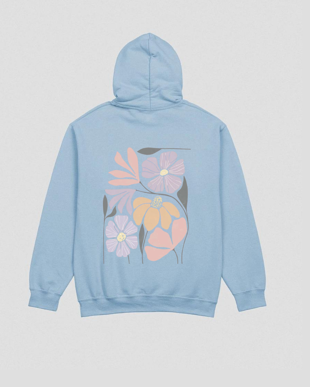 Floral hoodie - Back print | Pinky Promise
