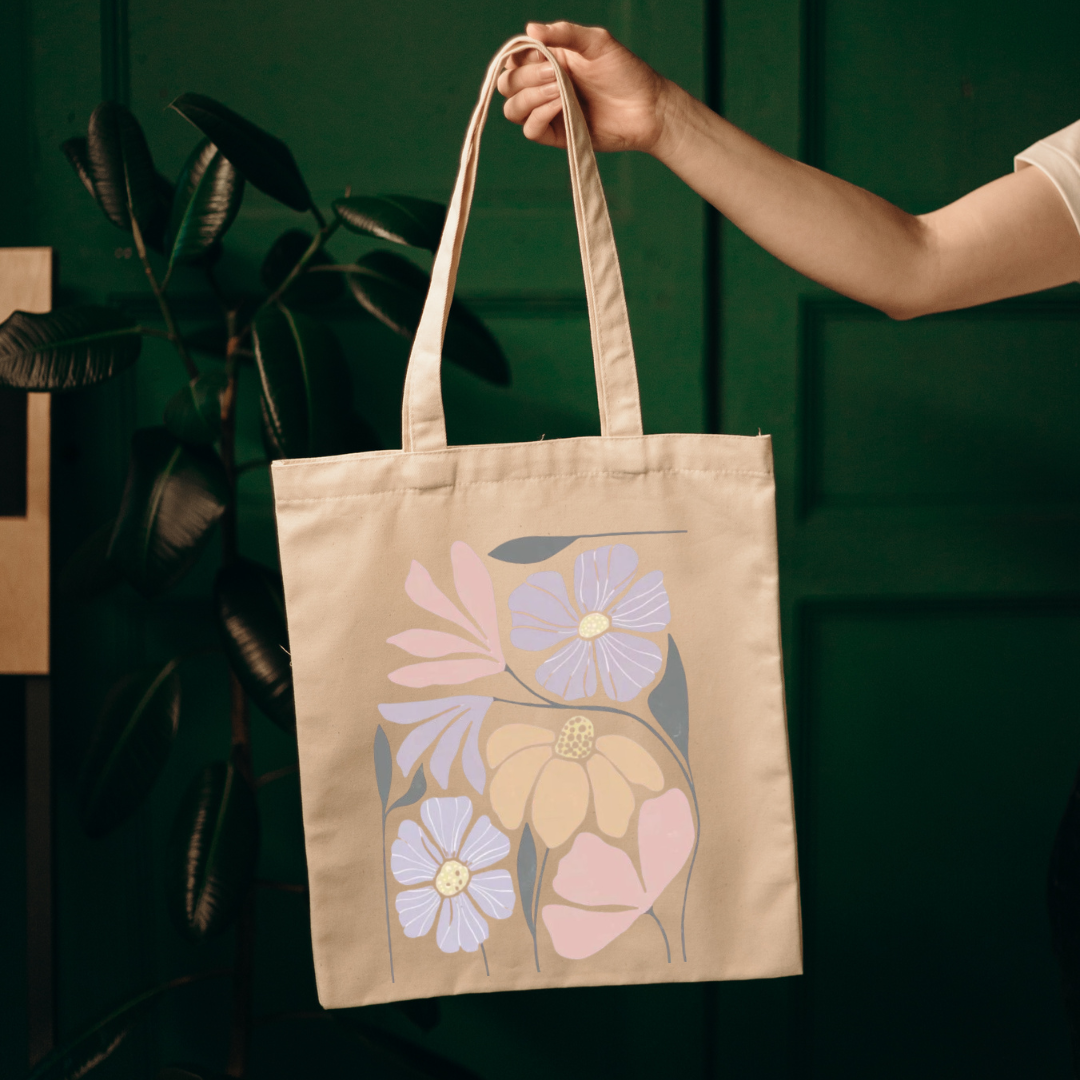 Buy Floral Tote Bag at Pinky Promise