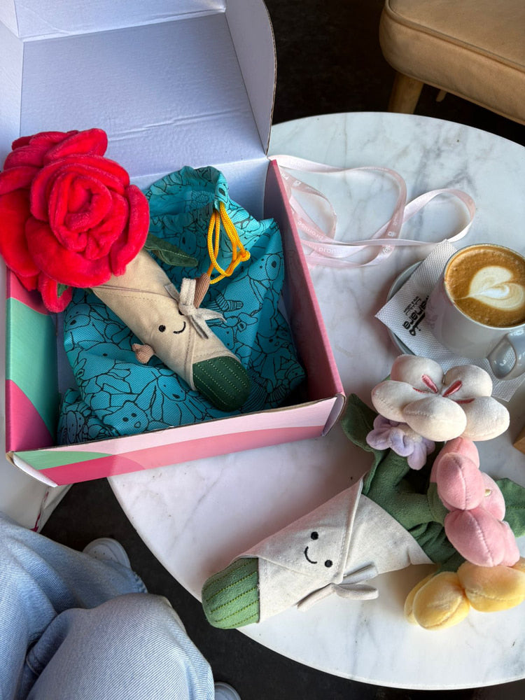 Flower / Roses bouquet plush - 30 cm - Photo 6 | Pinky Promise