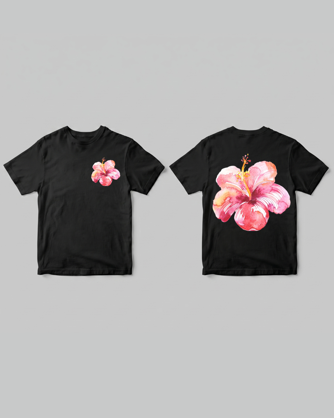 Flower Summer T-shirt - Front and back | Pinky Promise
