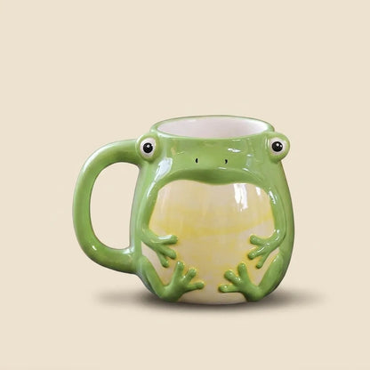 Frog ceramic mug