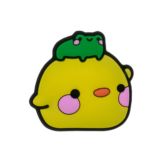 Buy frog on top of duck charm at Pinky Promise