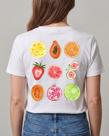 Fruits Summer T-shirt - Front and Back | Pinky Promise