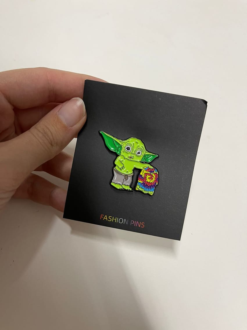 Buy Funny Yoda Pin at Pinky Promise