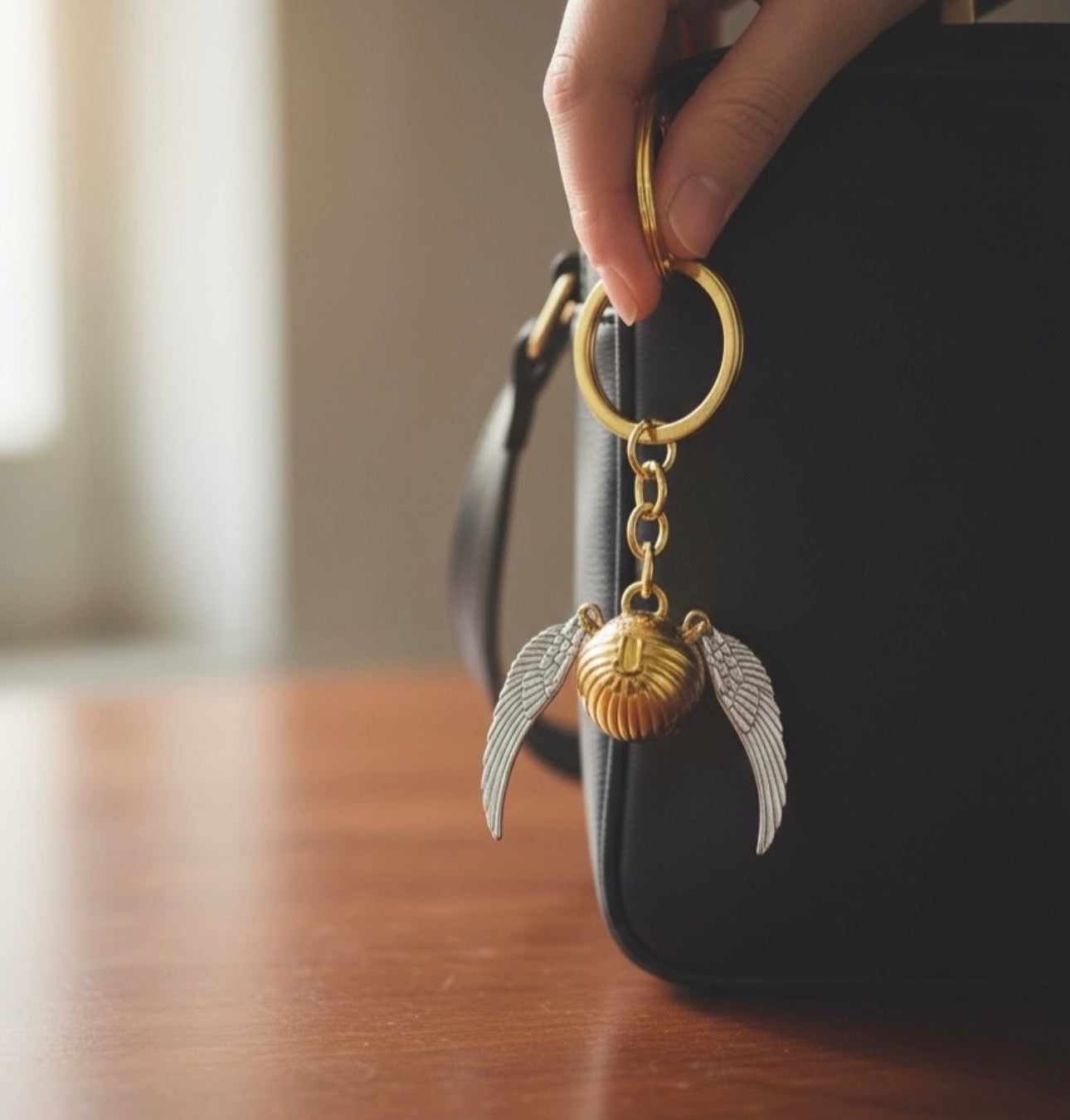 harry potter Golden snitch keychain - Photo 4 | Pinky Promise