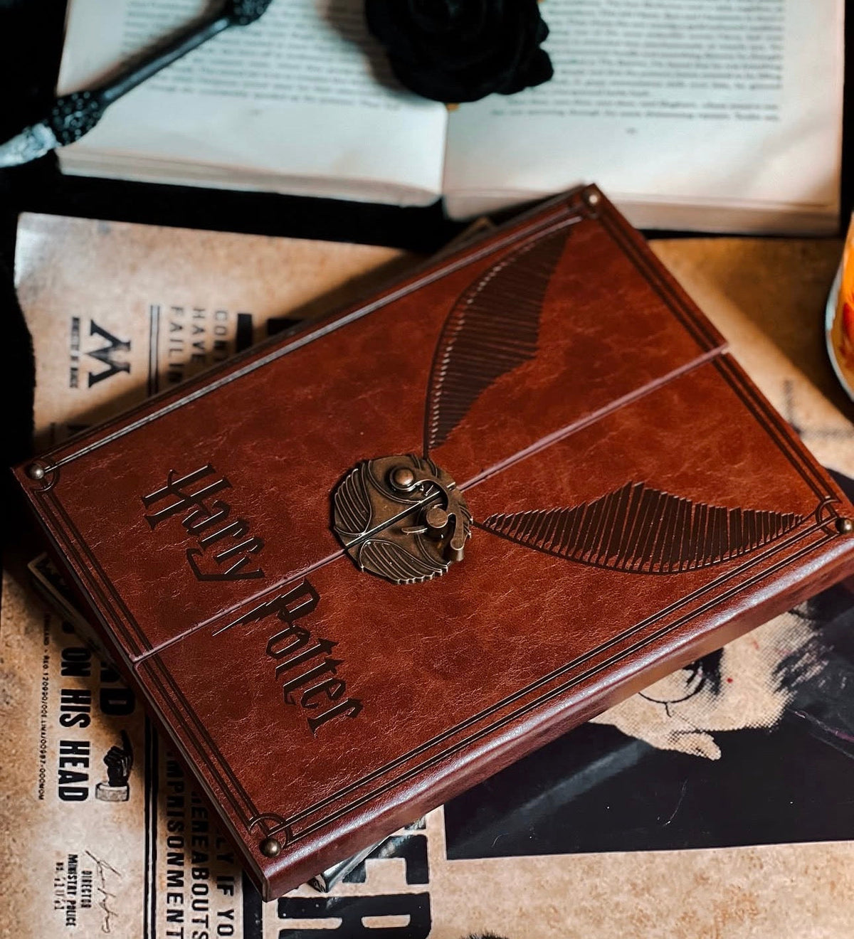 Harry Potter Golden Snitch Notebook - Photo 4 | Pinky Promise