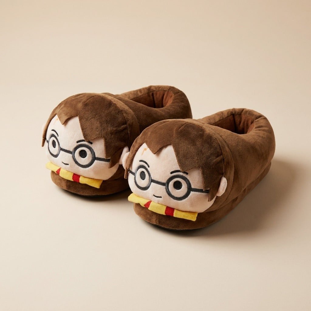 Harry Potter Plush House Slippers (Size 35-42) – Soft Plushie Slippers - Pinky Promise