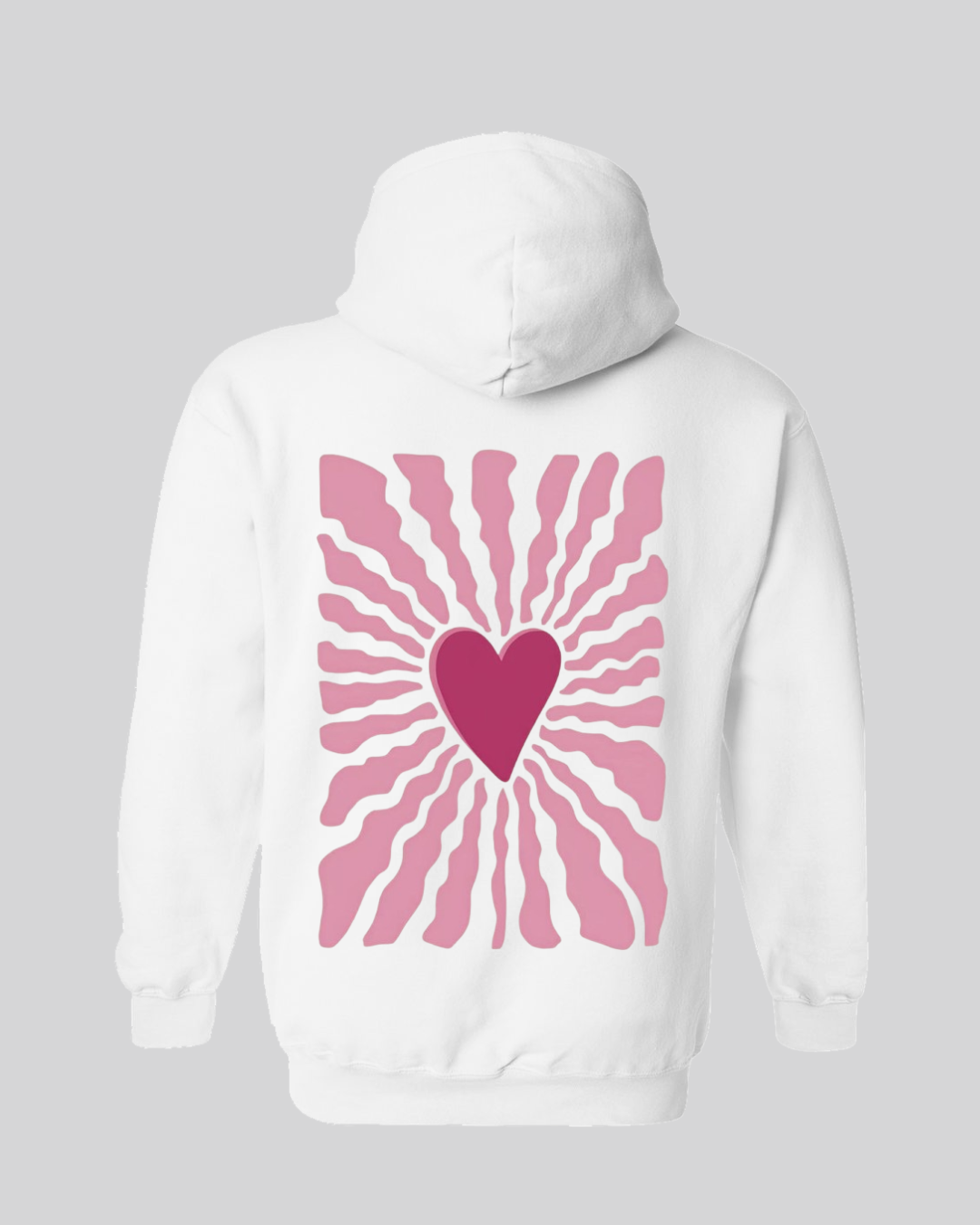 Heart hoodie - Back print - Photo 4 | Pinky Promise