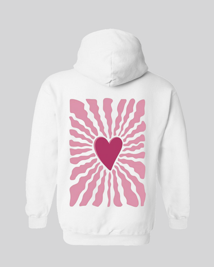 Heart hoodie - Back print - Photo 4 | Pinky Promise