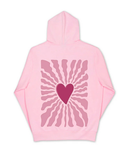 Heart hoodie - Back print - Photo 5 | Pinky Promise